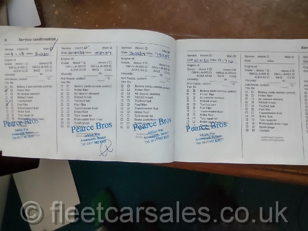 Vauxhall Insignia 1.6 CDTi Design service schedual